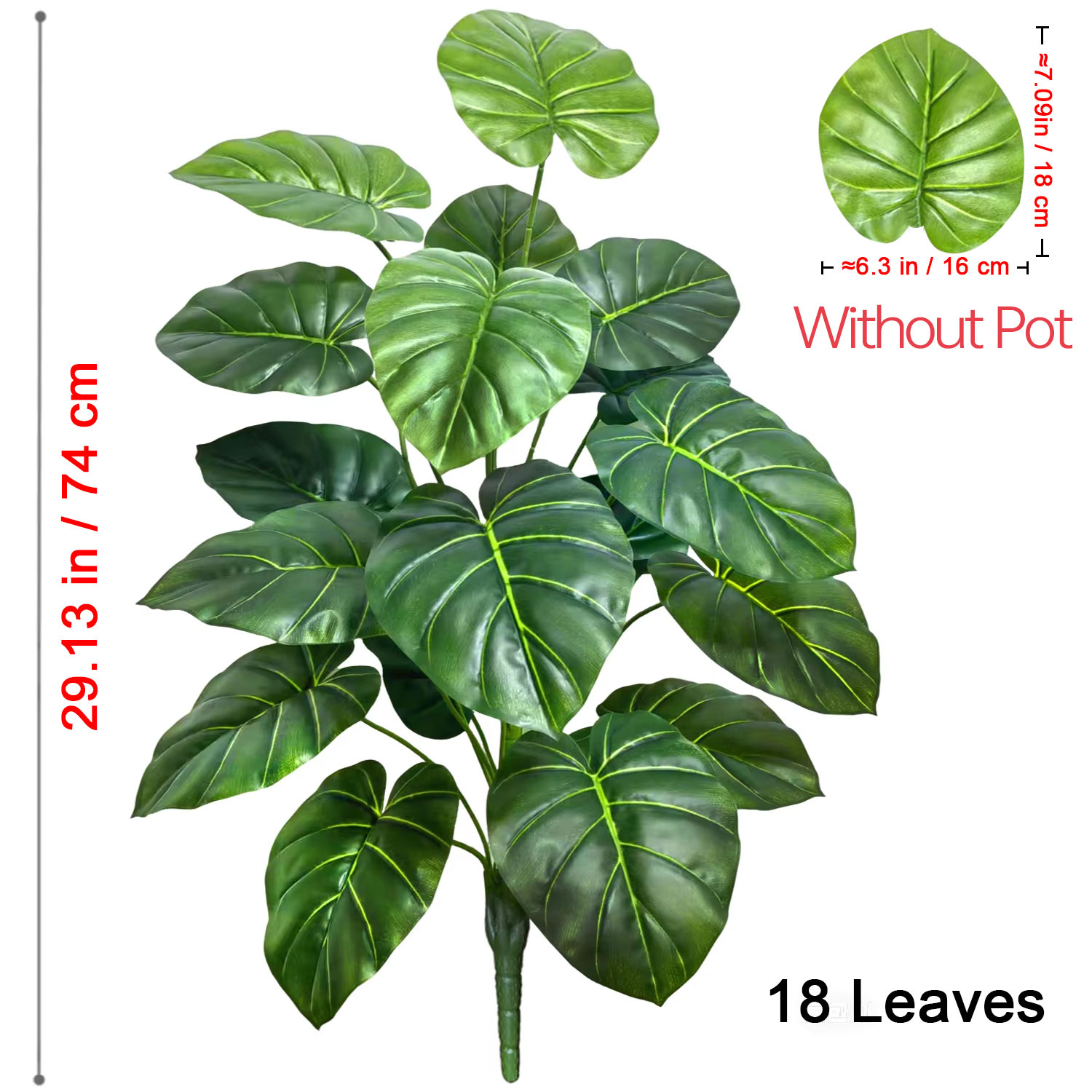 1 Unidade de Palmeira Artifici - Monstera Adansonii avaliação e preço